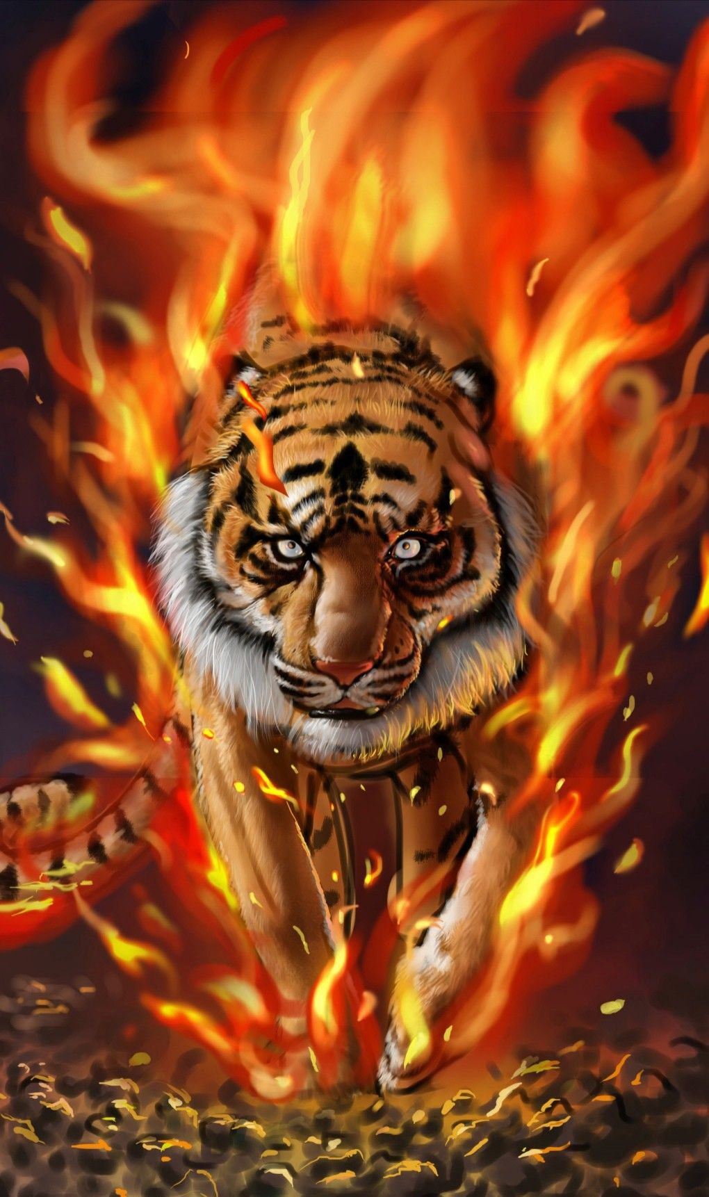 Hình ảnh con hổ 3D 3