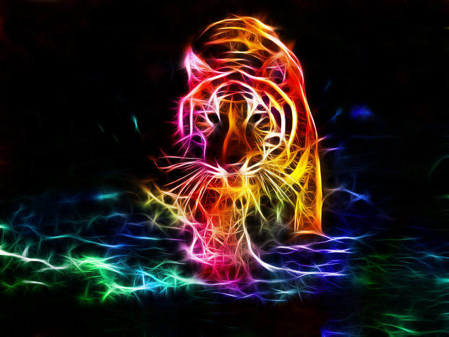 Hình ảnh con hổ 3D 5