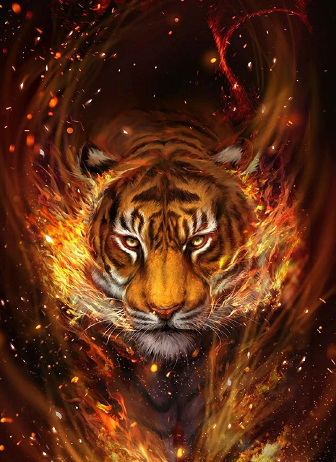 Hình ảnh con hổ 3D 6