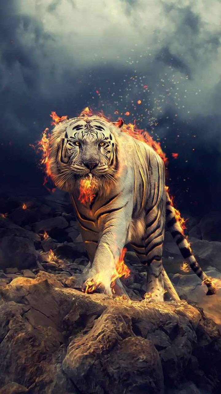 Hình ảnh con hổ 3D 7