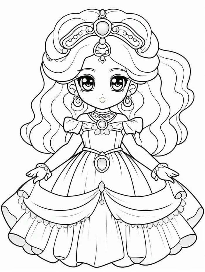 anh-cong-chua-cute-anime ảnh công chúa cute anime