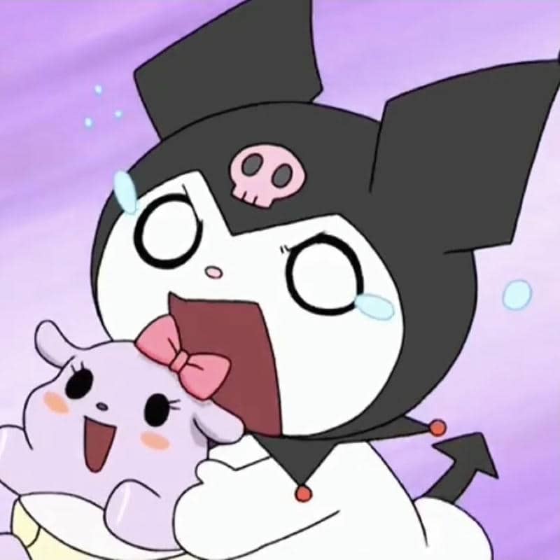anh-to-mau-kuromi ảnh tô màu kuromi