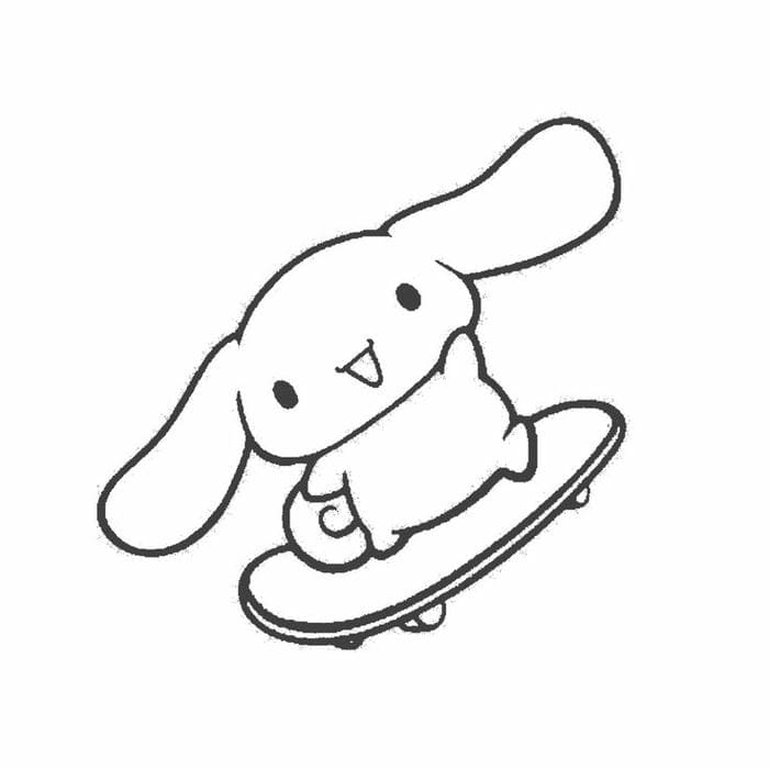 anh-tranh-to-mau-cinnamoroll-luot-van Ảnh tranh tô màu Cinnamoroll lướt ván