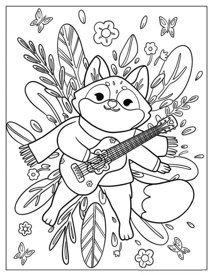 anh-tranh-to-mau-hinh-con-cao Ảnh tranh tô màu hình con cáo