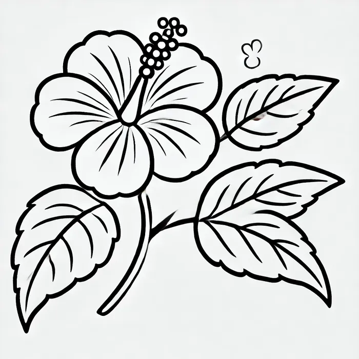 anh-tranh-to-mau-hoa-dam-but-cho-be Ảnh tranh tô màu hoa dâm bụt cho bé