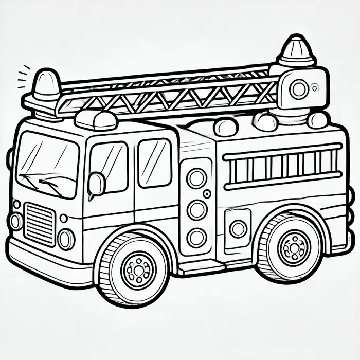 anh-tranh-to-mau-xe-cuu-hoa-don-gian-dep Ảnh tranh tô màu xe cứu hỏa đơn giản, đẹp