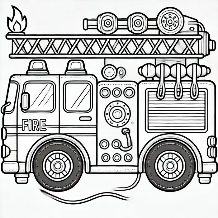 anh-tranh-to-mau-xe-cuu-hoa Ảnh tranh tô màu xe cứu hỏa