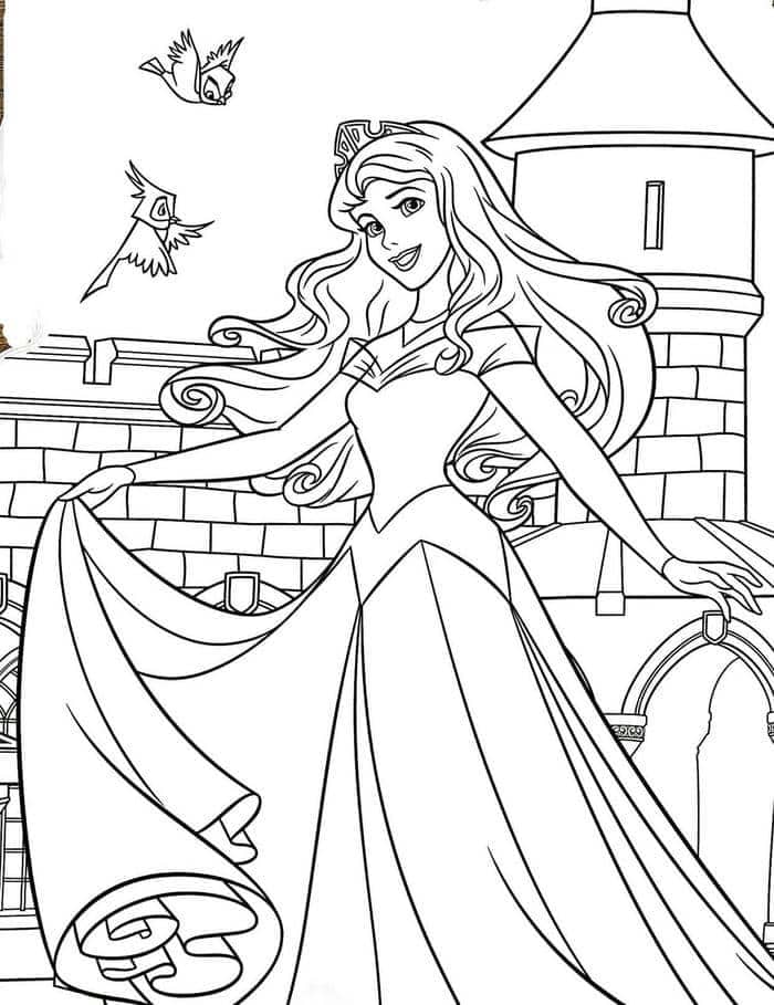 anh-ve-hinh-cong-chua ảnh vẽ hình công chúa