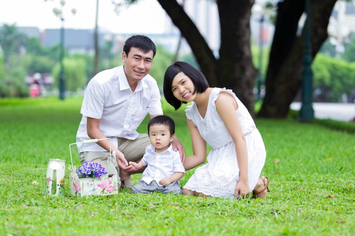 hinh anh gia dinh 1 con 2 Hình ảnh gia đình 1 con 2