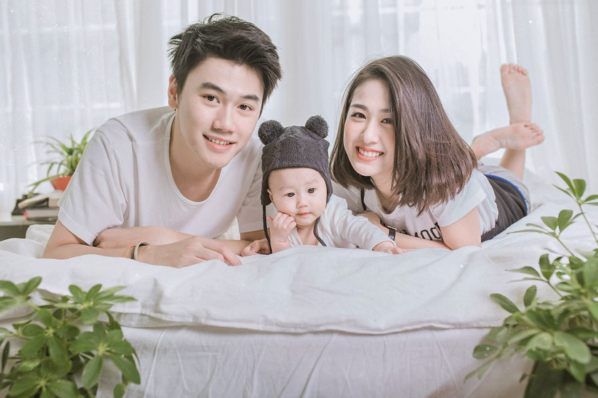 hinh anh gia dinh 1 con 30 Hình ảnh gia đình 1 con 30