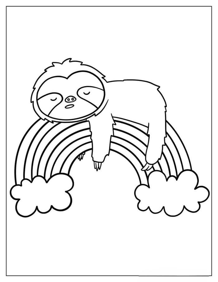 hinh-anh-tranh-to-mau-cau-vong-va-con-luoi-sieu-dang-yeu Hình ảnh tranh tô màu cầu vồng và con lười siêu đáng yêu