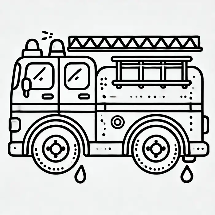 hinh-anh-tranh-to-mau-cuu-hoa-don-gian-cho-be Hình ảnh tranh tô màu cứu hỏa đơn giản cho bé