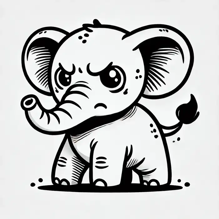 hinh-anh-tranh-to-mau-voi-nho-bieu-cam-tuc-gian-sieu-dang-yeu Hình ảnh tranh tô màu voi nhỏ biểu cảm tức giận siêu đáng yêu