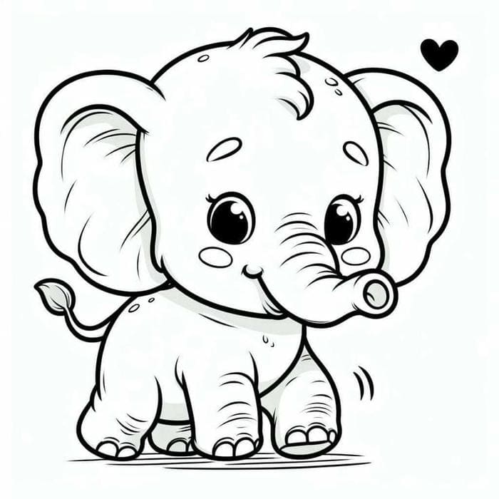 hinh-anh-voi-con-chibi-dang-yeu Hình ảnh voi con chibi đáng yêu