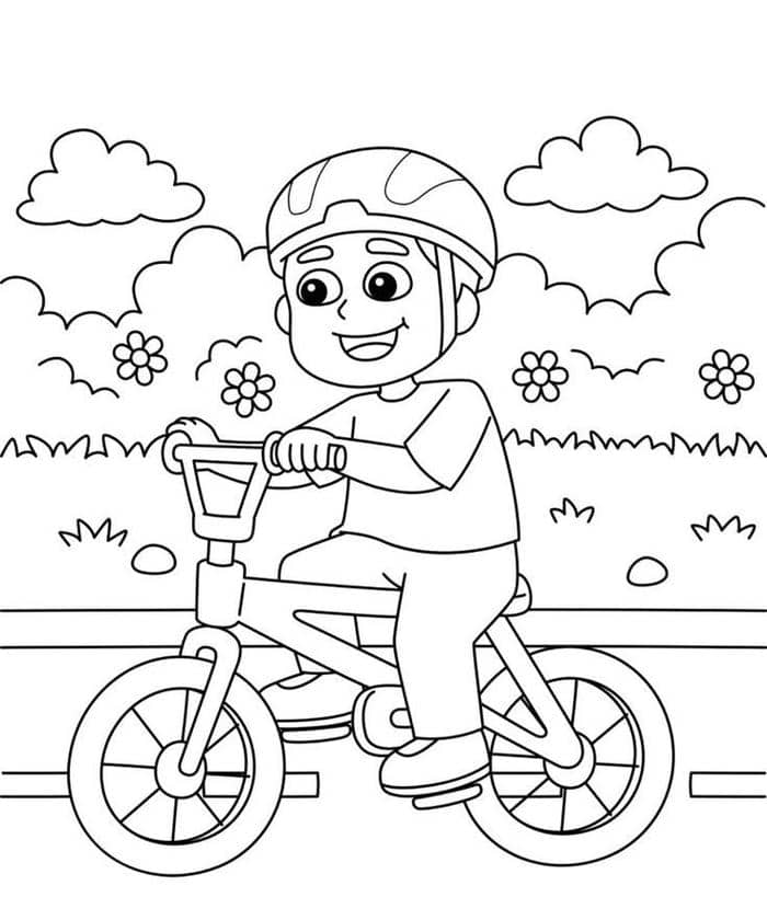 hinh-anh-xe-dap-to-mau-cho-be Hình ảnh xe đạp tô màu cho bé