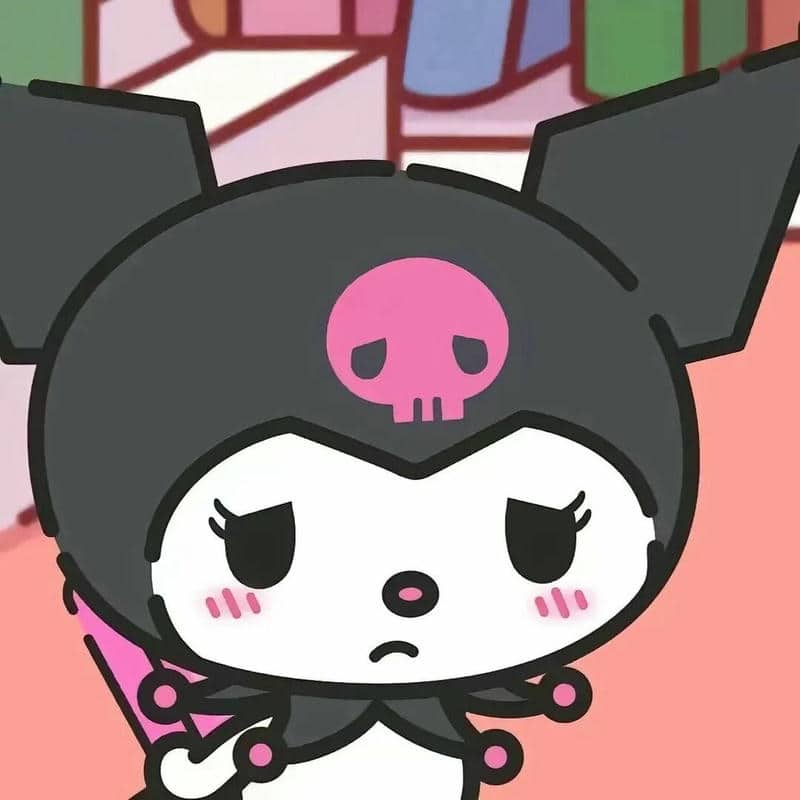 hinh-nen-may-tinh-kuromi-cute hình nền máy tính kuromi cute