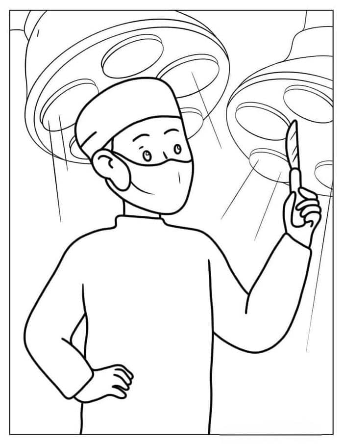 hinh-tranh-to-mau-bac-si-cho-be Hình tranh tô màu bác sĩ cho bé