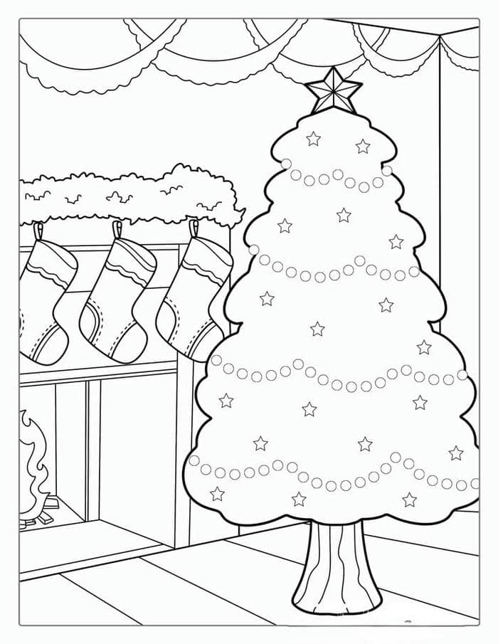 hinh-tranh-to-mau-cay-thong-giang-sinh-cho-be Hình tranh tô màu cây thông giáng sinh cho bé