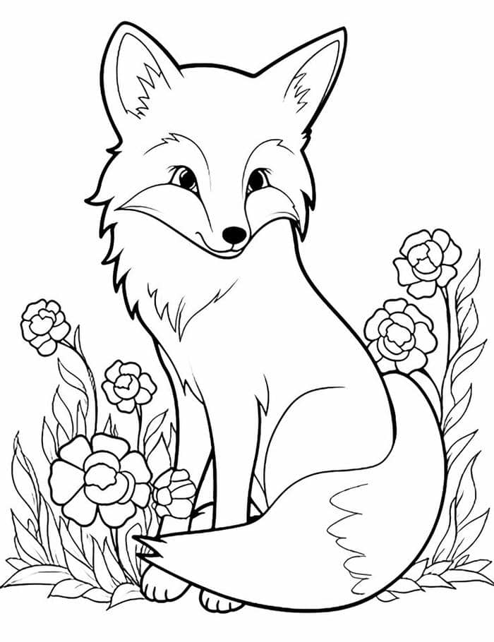 hinh-tranh-to-mau-con-cao Hình tranh tô màu con cáo