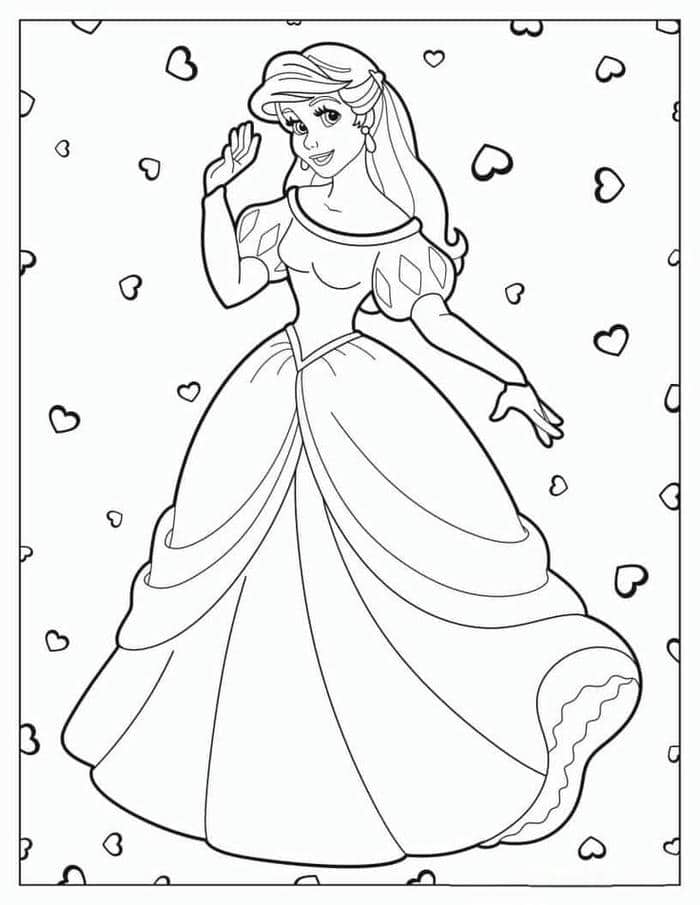 hinh-tranh-to-mau-cong-chua-cho-be hình tranh tô màu công chúa cho bé
