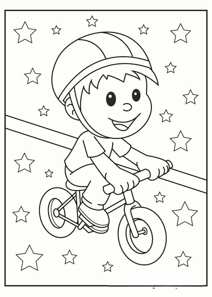 hinh-tranh-to-mau-xe-dap-don-gian-cho-be Hình tranh tô màu xe đạp đơn giản cho bé