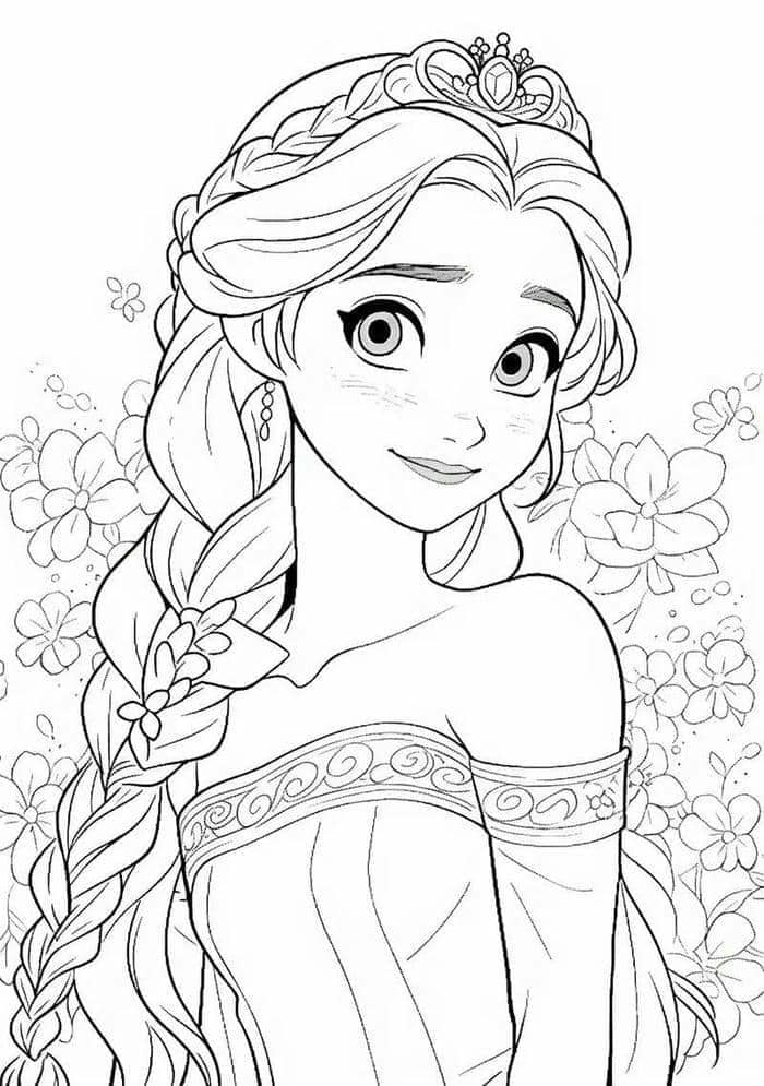 hinh-ve-anime-cong-chua hình vẽ anime công chúa