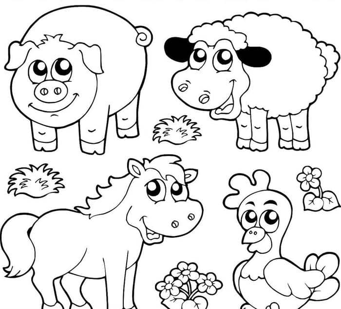 hinh-ve-con-vat-cho-be-to-mau hình vẽ con vật cho bé tô màu