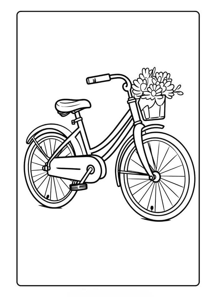 hinh-xe-dap-cho-hoa-cho-be-to-mau Hình xe đạp chở hoa cho bé tô màu