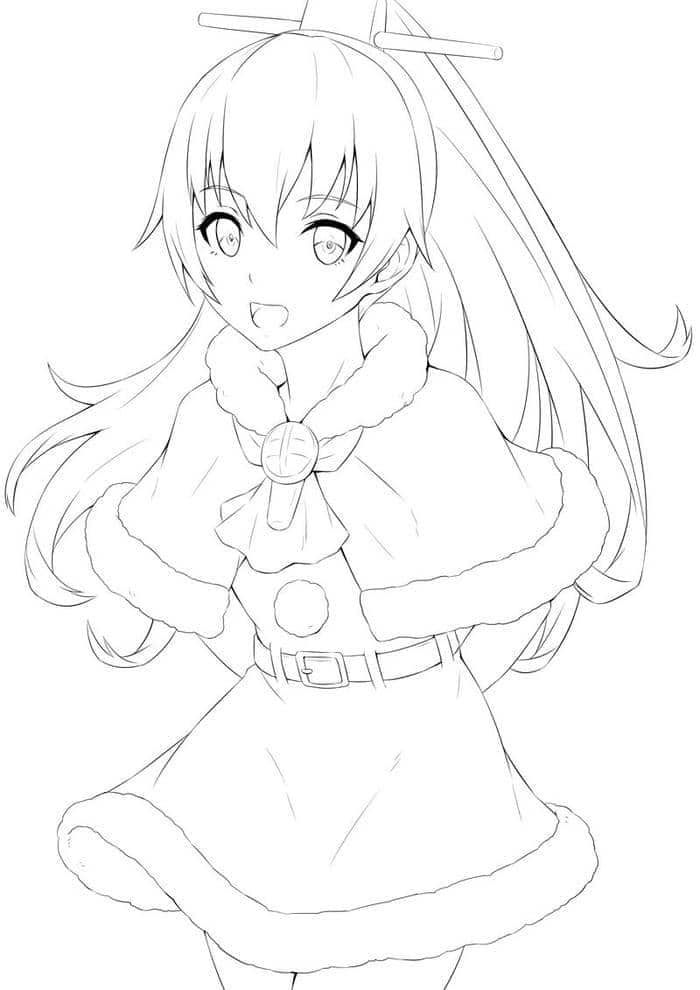 to-mau-anime-nu-ngau tô màu anime nữ ngầu