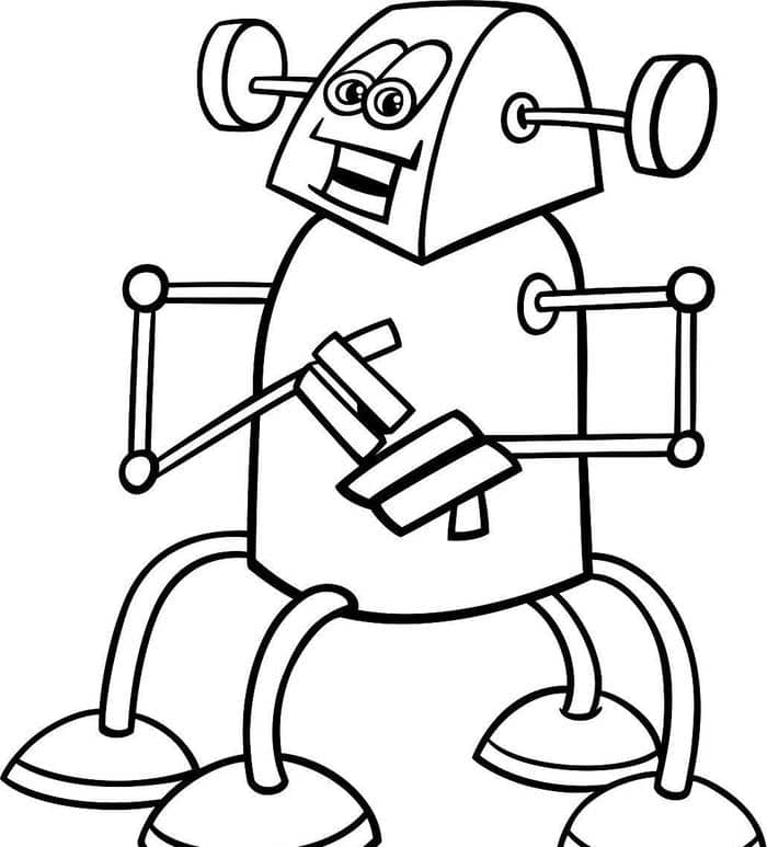 tô màu robot siêu nhân