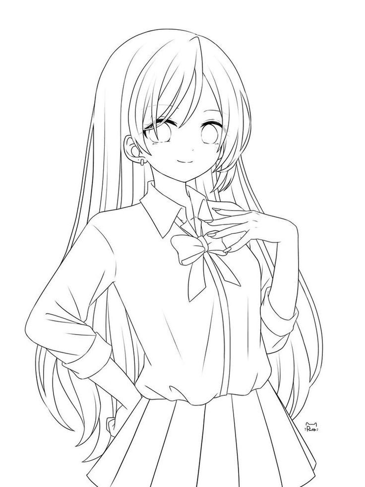 tranh to mau anime 1 tranh to mau anime 1