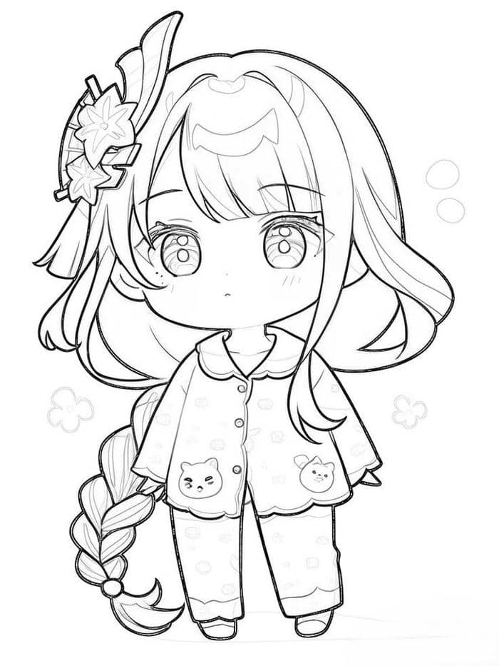 tranh-to-mau-anime-cute tranh tô màu anime cute