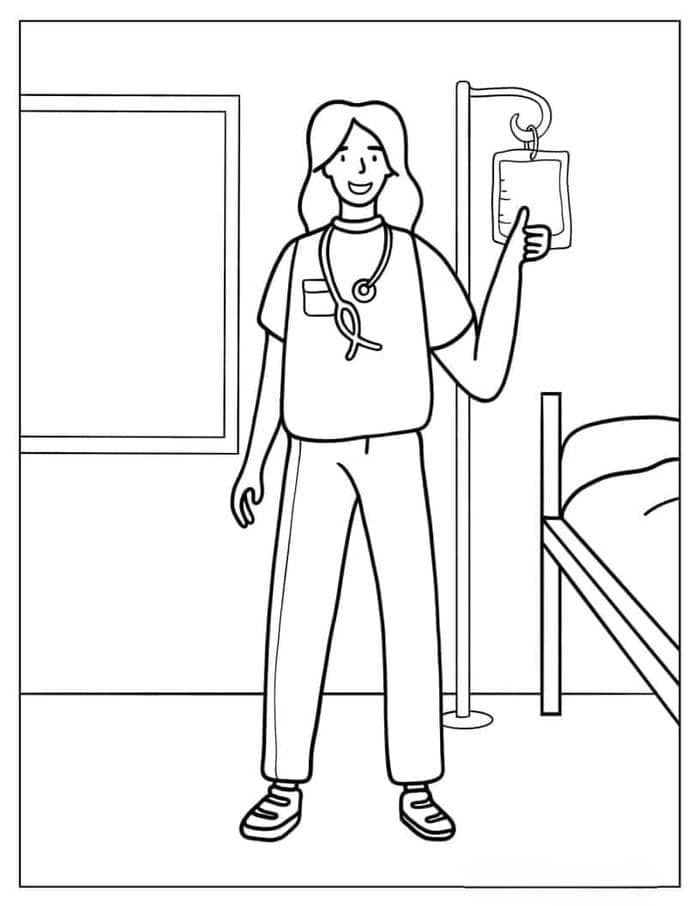 tranh-to-mau-bac-si-don-gian Tranh tô màu bác sĩ đơn giản