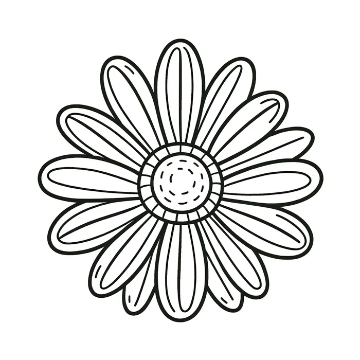 tranh-to-mau-bong-hoa-don-gian Tranh tô màu bông hoa đơn giản