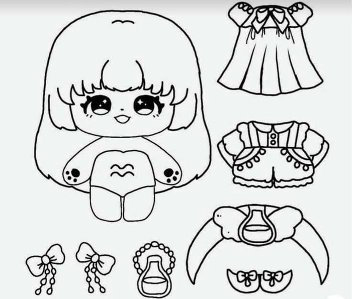 tranh-to-mau-bup-be-thay-do-cute-cho-be Tranh tô màu búp bê thay đồ cute cho bé