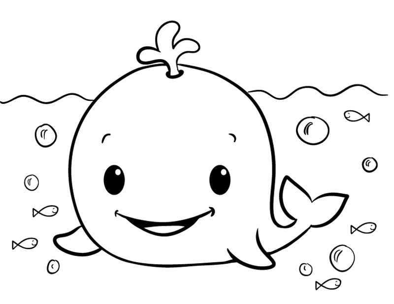 tranh to mau ca voi 2