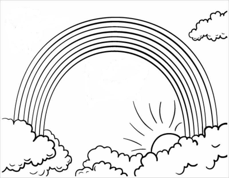 tranh to mau cau vong 2