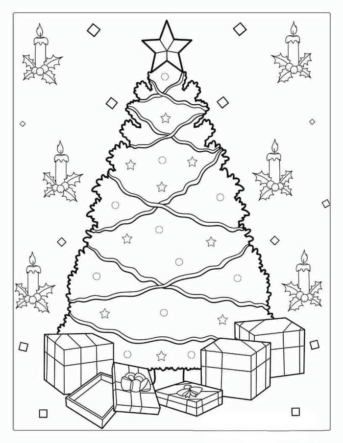 tranh-to-mau-cay-thong-noel-don-gian-cho-be Tranh tô màu cây thông noel đơn giản cho bé