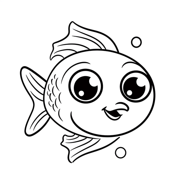 tranh to mau con ca 4