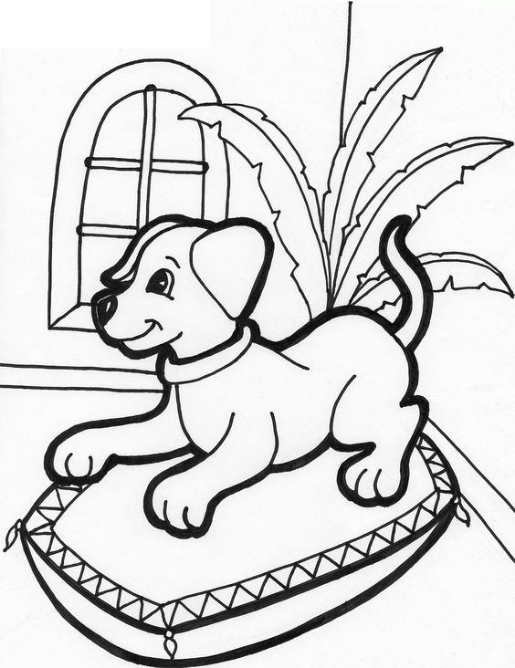 tranh to mau con cho 4