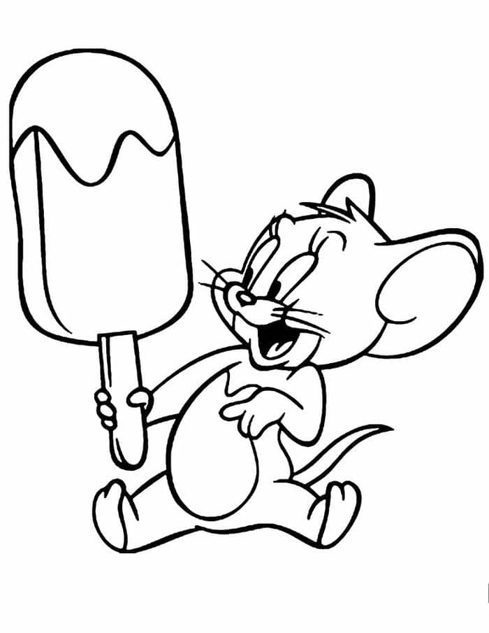 tranh-to-mau-con-chuot-cam-kem-sieu-cute Tranh tô màu con chuột cầm kem siêu cute