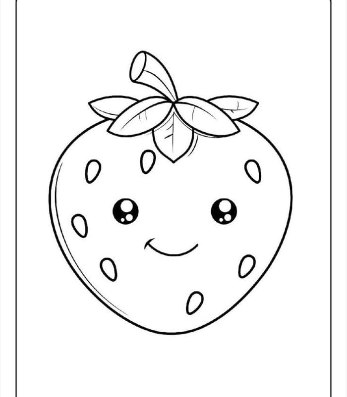 tranh-to-mau-don-gian-dang-yeu-hinh-qua-dau-tay Tranh tô màu đơn giản, đáng yêu hình quả dâu tây