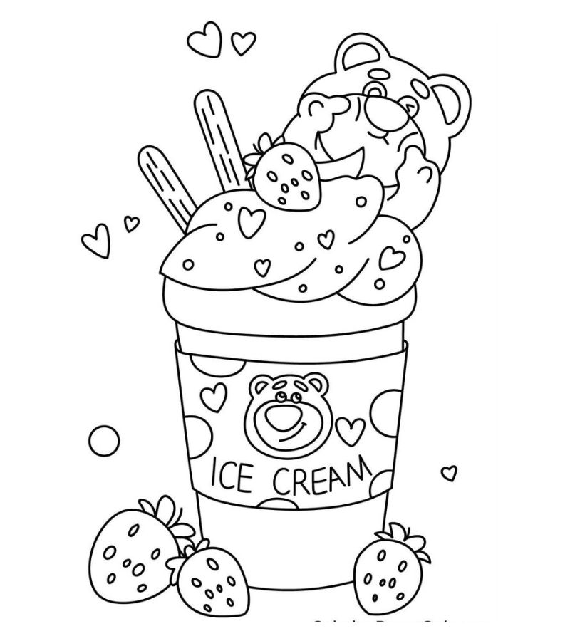 tranh to mau gau dau 2