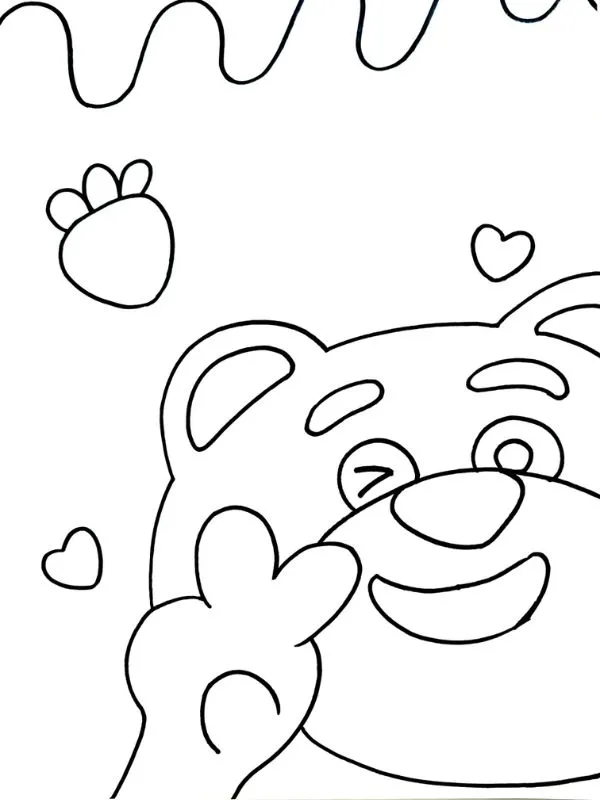 tranh to mau gau dau 3