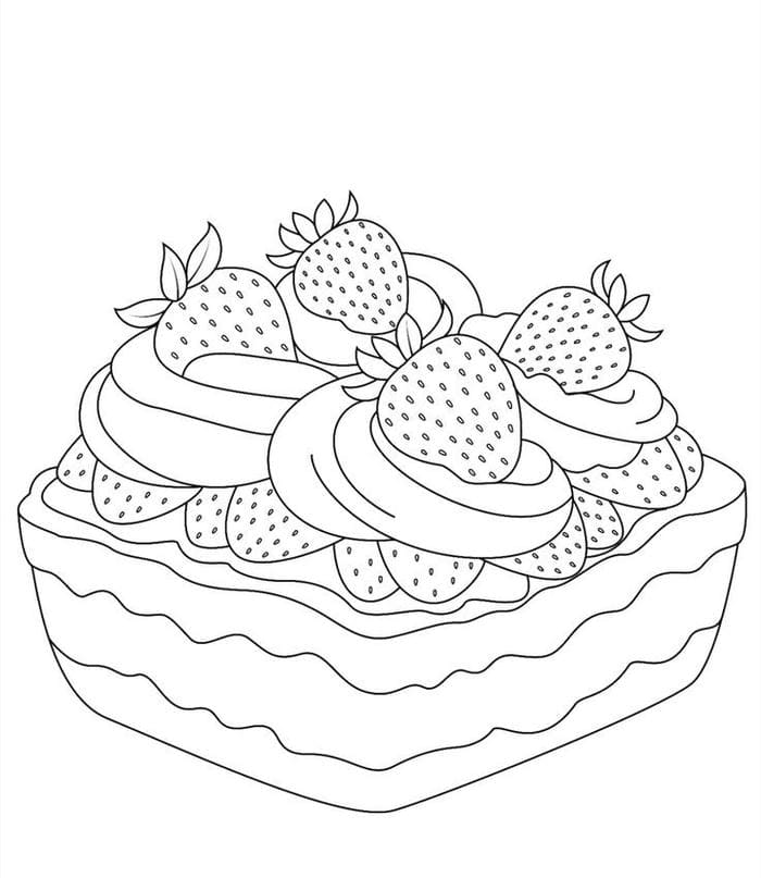 tranh-to-mau-hinh-banh-dau-tay Tranh tô màu hình bánh dâu tây