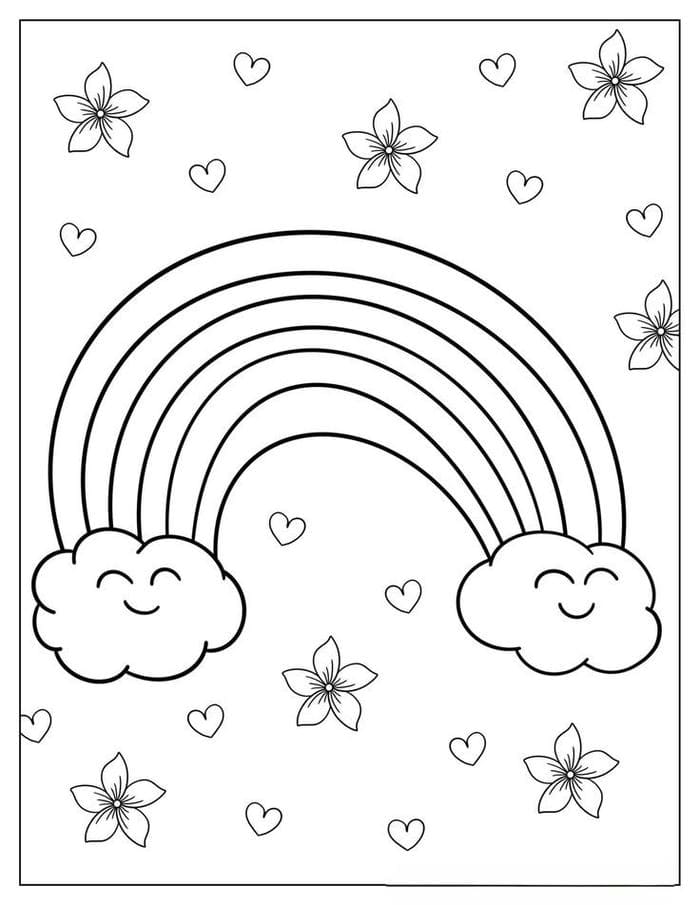 tranh-to-mau-hinh-cau-vong-cute-cho-be Tranh tô màu hình cầu vồng cute cho bé