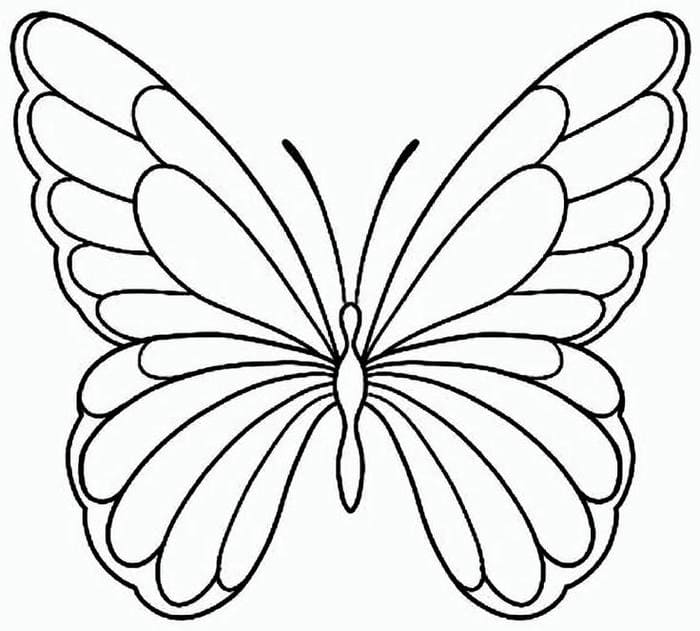 tranh-to-mau-hinh-chu-buom-don-gian-cho-be Tranh tô màu hình chú bướm đơn giản cho bé