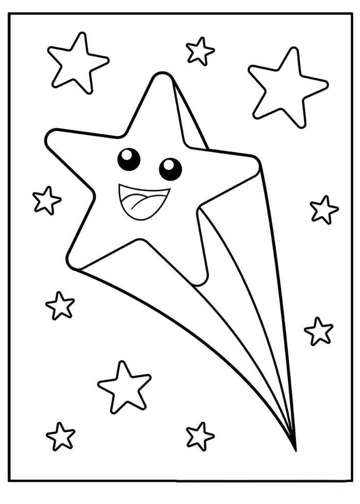 tranh-to-mau-hinh-sao-bang-va-nhung-ngoi-sao-nho-cute Tranh tô màu hình sao băng và những ngôi sao nhỏ cute