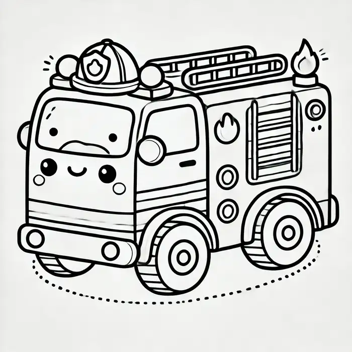 tranh-to-mau-hinh-xe-cuu-hoa-don-gian-cho-be-3-4-tuoi Tranh tô màu hình xe cứu hỏa đơn giản cho bé 3-4 tuổi