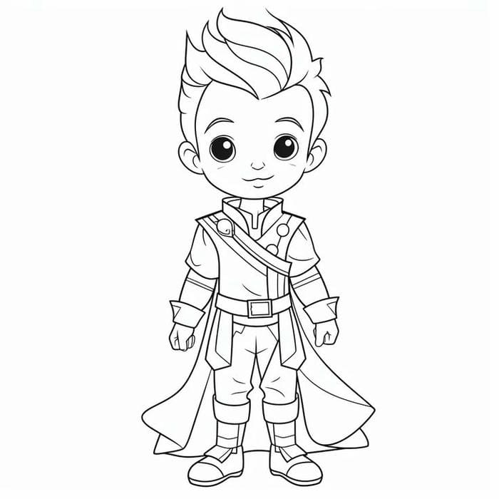 tranh-to-mau-hoang-tu-chibi Tranh tô màu hoàng tử chibi